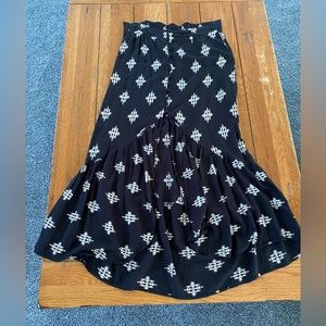 Long Skirt w/ slit infront